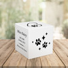 Sparkle Paws Pet Stonewood Cube Cremation Urn