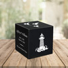 Lighthouse Keepsake Stonewood Cube Cremation Urn