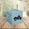 Motorcycle Keepsake Stonewood Cube Cremation Urn