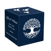 Tree of Life Keepsake Stonewood Cube Cremation Urn