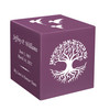 Tree of Life Keepsake Stonewood Cube Cremation Urn