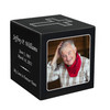 Custom Photo Keepsake Stonewood Cube Cremation Urn