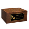 Hummingbird Sheesham Cremation Urn - 2 Sizes