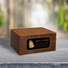 Praying Hands Sheesham Cremation Urn - 2 Sizes