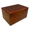 Paw on Heart Sheesham Pet Cremation Urn - 4 Sizes