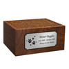 Sparkle Paws Sheesham Pet Cremation Urn - 4 Sizes