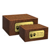 Design Your Own Sheesham Pet Cremation Urn - 2 Sizes