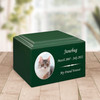 Cat Custom Photo Stonewood Cremation Urn