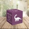 Dinosaur Baby Infant Child Stonewood Cube Cremation Urn