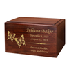 Two Butterflies Winston Wood Cremation Urn