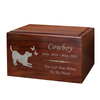 Dog with Butterflies Pet Winston Cremation Urn