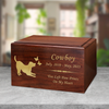 Dog with Butterflies Pet Winston Cremation Urn