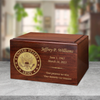 Army Winston Wood Cremation Urn