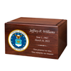 Air Force Color Emblem Winston Wood Cremation Urn