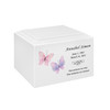 Two Butterflies Watercolor Stonewood Cremation Urn