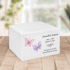 Two Butterflies Watercolor Stonewood Cremation Urn