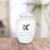 Hummingbird Watercolor Cremation Urn