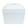 Fortress Double Urn Burial Vault - White - Made in the USA