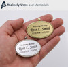 Oval Cremation Urn Pendant - 2 Color Choices - Wholesale Only