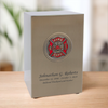 Firefighter Hero Medallion Pewter Finish Beaumont Cremation Urn