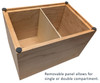 Craftsman Solid Cherry Wood Companion Cremation Urn - Wholesale Only