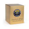 Air Force Vietnam Veteran Hero Medallion Bronze Snap Top Cremation Urn