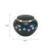 Paw Print Odyssey Moonlight Blue Classic Vase Style Pet Cremation Urn - Case Quantity