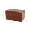 Cedar Wood Cremation Urn - Case Quantity