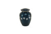 Paw Print Blue Classic Vase Style Pet Cremation Urn