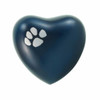 Paw Print Blue Classic Vase Style Pet Cremation Urn