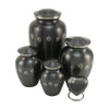 Paw Print Slate Classic Vase Style Pet Cremation Urn