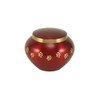 Paw Print Odyssey Crimson Classic Vase Style Pet Cremation Urn
