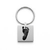 Custom Hand Print / Foot Infant Child Memorial Key Chain