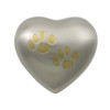 Paw Print Heart Keepsake Cremation Urn - Wholesale Only
