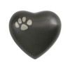 Paw Print Heart Keepsake Cremation Urn - Wholesale Only