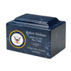 Navy Classic Cultured Marble Cremation Urn