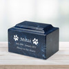 Paw Prints Pet Classic Cultured Marble Cremation Urn