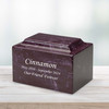 Personalized Text Pet Classic Cultured Marble Cremation Urn