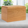 Small Craftsman Solid Cherry Wood Cremation Urn