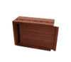 Carved Border Sheesham Wood Urns (Cases) - 4 Sizes