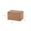 Alder Wood Natural Veneer Urn - Case Quantity