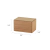 Alder Wood Natural Veneer Urn - Case Quantity