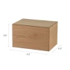 Alder Wood Natural Veneer Urn - Case Quantity