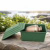 Green Safeguard Cremation Urn Vault - Injection Molded ABS Burial Vault - Made in the U.S.A.