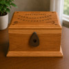 Ouija Board Cremation Urn Solid Cherry Wood Cremation Urn