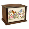 Butterfly Garden Eternal Reflections Wood Cremation Urn