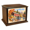 Covered Bridge Eternal Reflections Wood Cremation Urn