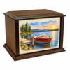 Runabout Lake Eternal Reflections Wood Cremation Urn