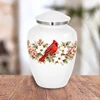 Floral Cardinal Homage Cremation Urn