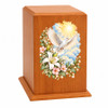 Spirit Dove Tower Cherry Wood Cremation Urn